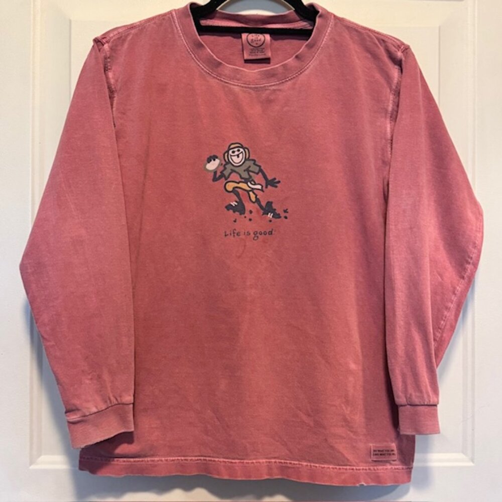 Life Is Good Football Shirt Youth L/12